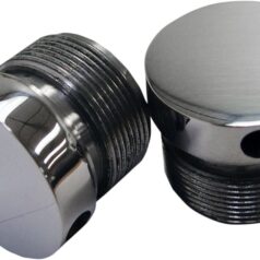 39MM FLUSH MOUNT FORK CAPS - POLISHED