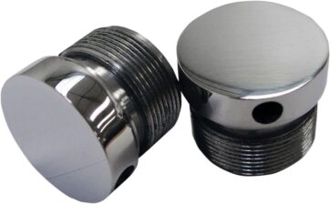 39MM FLUSH MOUNT FORK CAPS - POLISHED