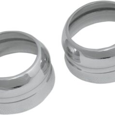 FORK BOOT COVER 49MM CHROME