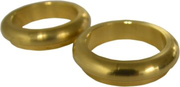 49MM FORK DUST COVER - BRASS