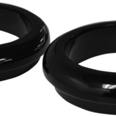 49MM COVER FORK BOOT - BLACK