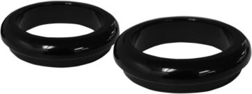 49MM COVER FORK BOOT - BLACK