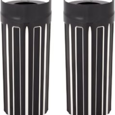 FORK BOOTS +2" 10-GAUGE  BLACK