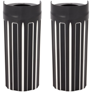 FORK BOOTS +2" 10-GAUGE  BLACK