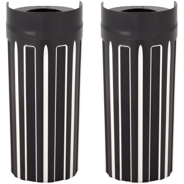 FORK BOOTS +2" 10-GAUGE  BLACK