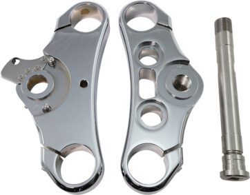 ACCUTRONIX TRIPLE TREE ELITE SMOOTH 3° RAKE 49MM CHROME - Bild 2