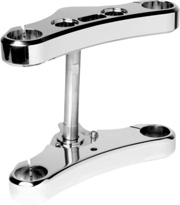 ACCUTRONIX TRIPLE TREE ELITE SMOOTH 3° RAKE 49MM CHROME - Bild 3