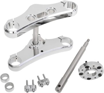 ACCUTRONIX TRIPLE TREE ELITE SMOOTH CONVERSION KIT 3° RAKE 49MM CHROME