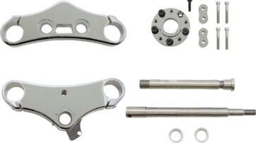 ACCUTRONIX TRIPLE TREE ELITE CONVERSION KIT 5° RAKE 49MM CHROME