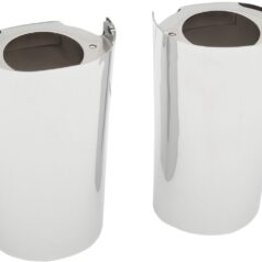 UPPER FORK TIN/SLIDER COVERS CHROME