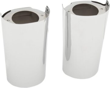 UPPER FORK TIN/SLIDER COVERS CHROME