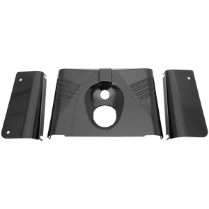 FORK TINS RIBBED 3 PC GLOSS BLACK