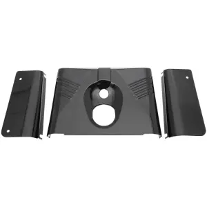 FORK TINS RIBBED 3 PC GLOSS BLACK