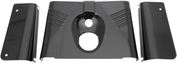 FORK TINS RIBBED 3 PC GLOSS BLACK