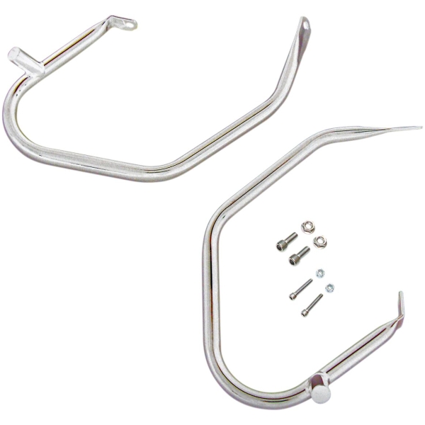 SADDLEBAG GUARDS LOW-PROFILE CHROME