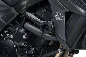 FRAME SLIDER SET BLACK Yamaha MT-03 /Suzuki GSX-S750