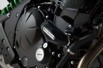 FRAME SLIDER SET BLACK Kawasaki ER-6n