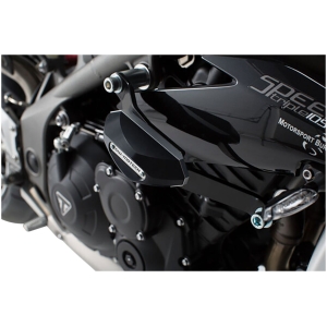 FRAME SLIDER SET BLACK Triumph Speed Triple 1050