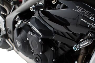 FRAME SLIDER SET BLACK Triumph Speed Triple 1050