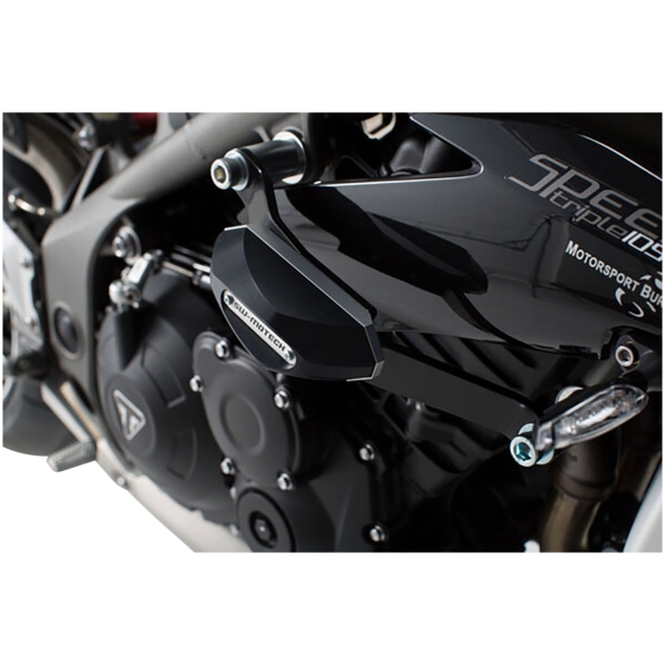 FRAME SLIDER SET BLACK Triumph Speed Triple 1050