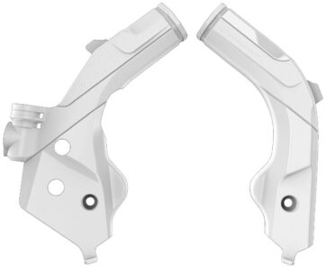Frameguard - vit - GASGAS EC/EX/MC 125-450 21-23 & HUSQVARNA TE/TC/FE/FX/TX 125-501 19-23