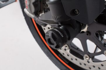 FRONT AXLE SLIDER SET BLACK KTM models - Bild 3