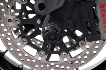 FRONT AXLE SLIDER SET BLACK KTM models - Bild 4