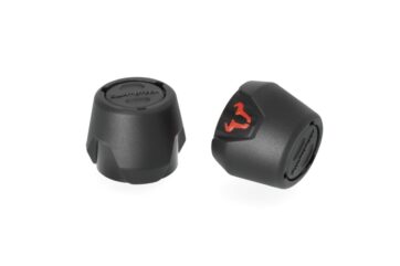 FRONT AXLE SLIDER SET BLACK Kawasaki Z650 , Ninja 650