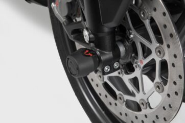 FRONT AXLE SLIDER SET BLACK Kawasaki Z650 , Ninja 650 - Bild 3