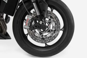 FRONT AXLE SLIDER SET BLACK Kawasaki Z650 , Ninja 650 - Bild 4