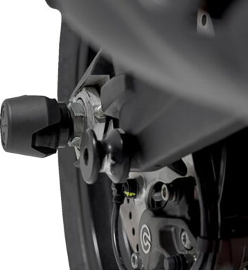 REAR AXLE SLIDER SET BLACK KTM 790/890 Duke, 790 Adv/ R - Bild 4