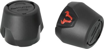 FRONT AXLE SLIDER SET BLACK KTM 790 Adv. / R. 890 Adv. / R