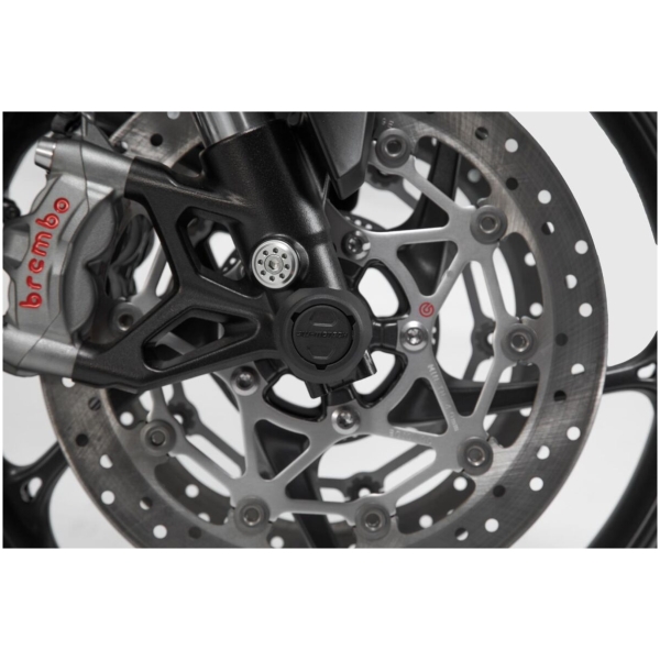 FRONT AXLE SLIDER SET Black Suzuki GSX-S1000 / F (15-). - Bild 2