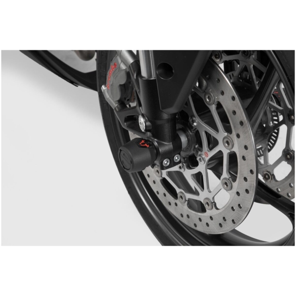 FRONT AXLE SLIDER SET Black Suzuki GSX-S1000 / F (15-). - Bild 3