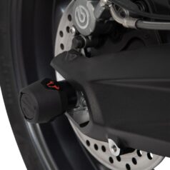 REAR AXLE SLIDER SET BLACK Suzuki GSX-S1000 / F, Honda CB1100RR