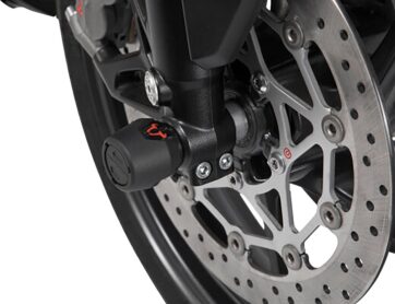FRONT AXLE SLIDER SET BLACK V-Strom 1000 / 1050, MT-10 - Bild 2