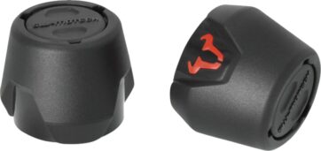 FRONT AXLE SLIDER SET BLACK Street Triple , Daytona