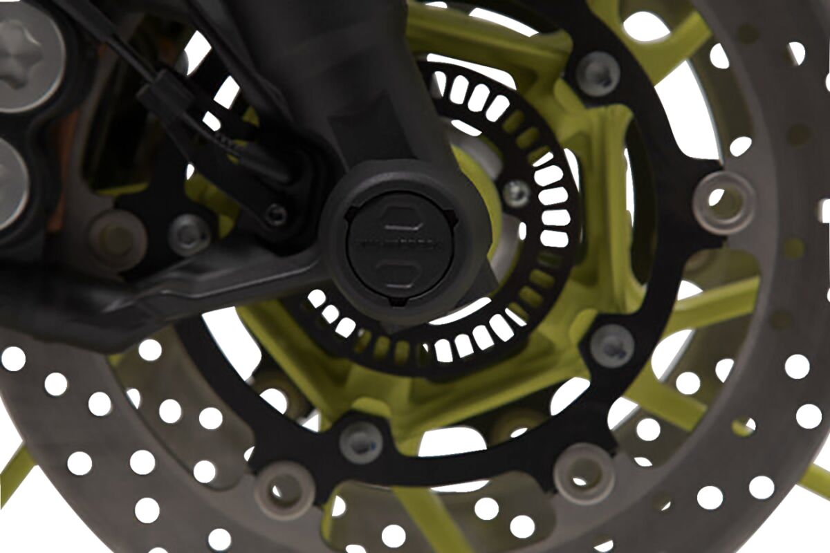 FRONT AXLE SLIDER SET BLACK Yamaha MT-09/Tracer, Tracer 900GT - Bild 3