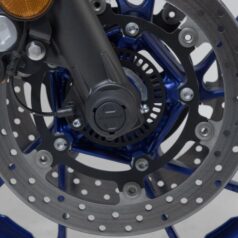 FRONT AXLE SLIDER SET BLACK Yamaha MT-07 / Yamaha XSR700