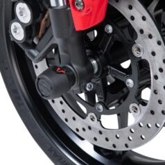 FRONT AXLE SLIDER SET BLACK Yamaha Tracer 9