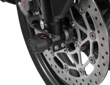 FRONT AXLE SLIDER SET BLACK BMW G 310 R /G 310 GS - Bild 2