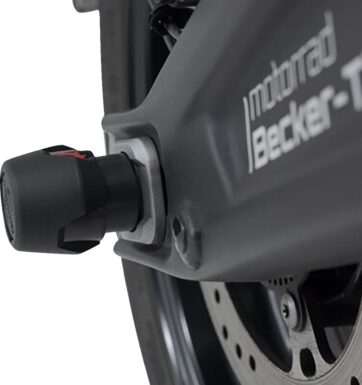 REAR AXLE SLIDER SET BLACK Triumph Trident 660 - Bild 3