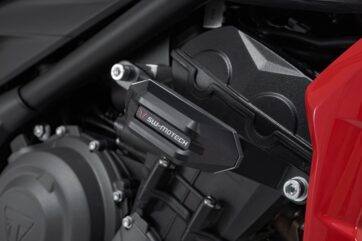 FRAME SLIDER SET BLACK Triumph Trident 660 / Tiger 660