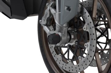 FRONT AXLE SLIDER SET BLACK Zero SR/F