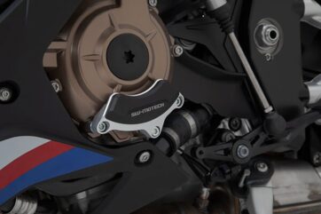 ENGINE CASE PROTECTOR BLACK/SILVER BMW S1000RR