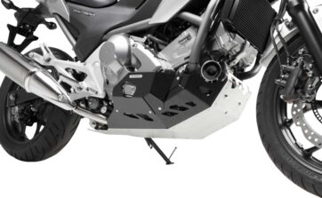 ENGINE GUARD BLACK/SILVER Honda NC700 / NC750 w DCT
