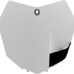 NUMBER PLATE WHITE