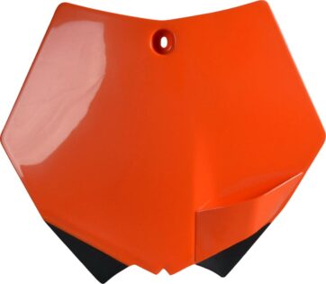 NUMBER PLATE ORANGE
