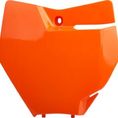 NUMBER PLATE ORANGE