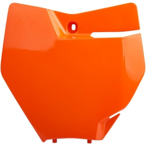 NUMBER PLATE ORANGE